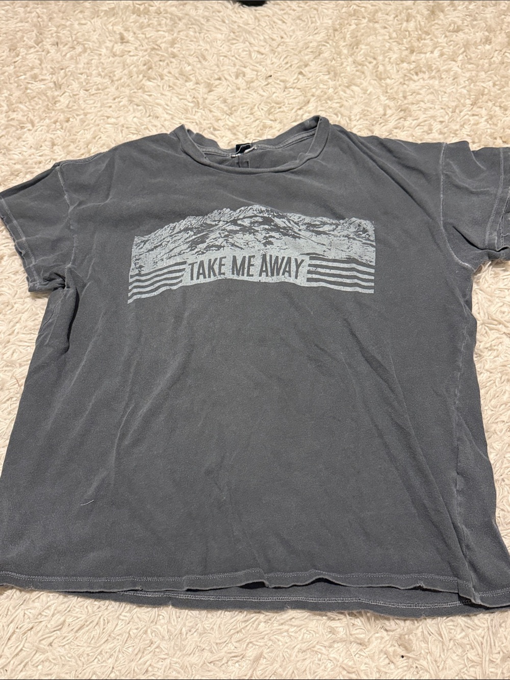 Billabong Gray 'Take Me Away' Graphic Tee